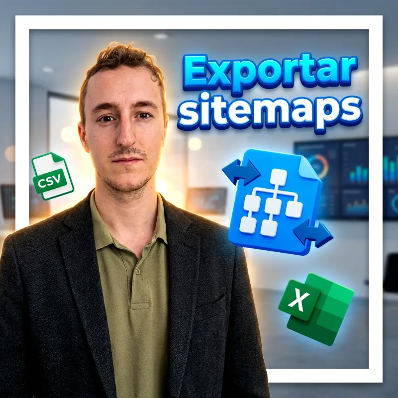 como exportar sitemaps