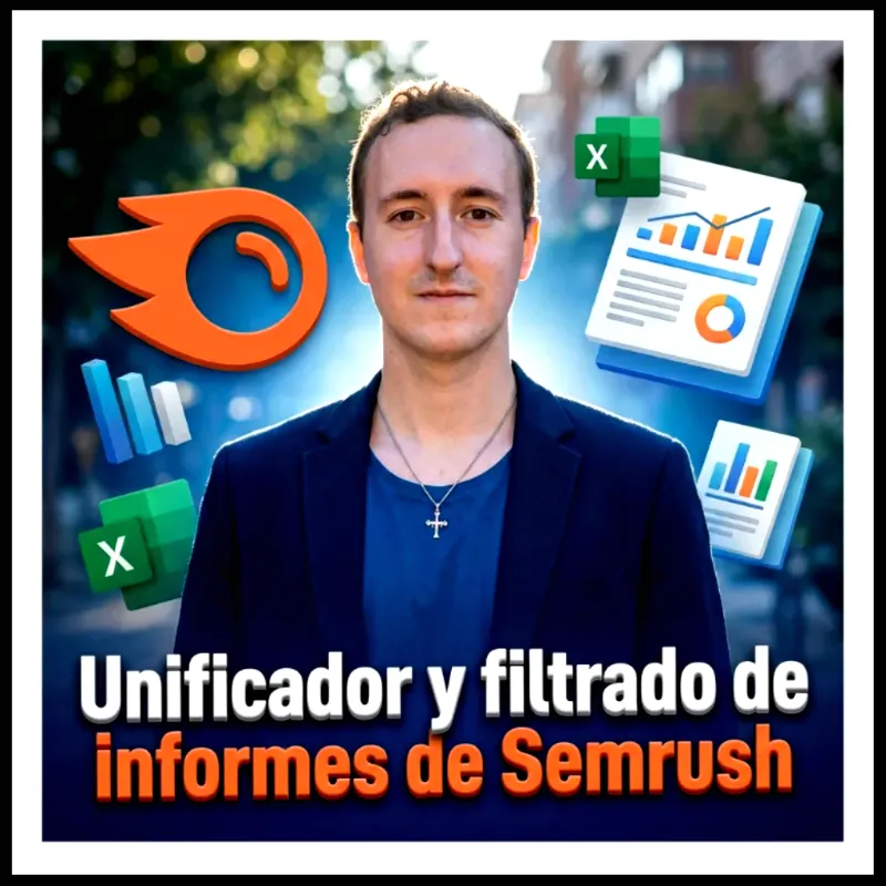 unificador y filtrado de informes de semrush